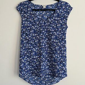 J. Crew Cap Sleeve Shell Top